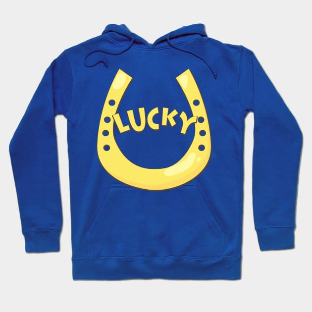 Lucky Horse Shoe Hoodie by nickemporium1